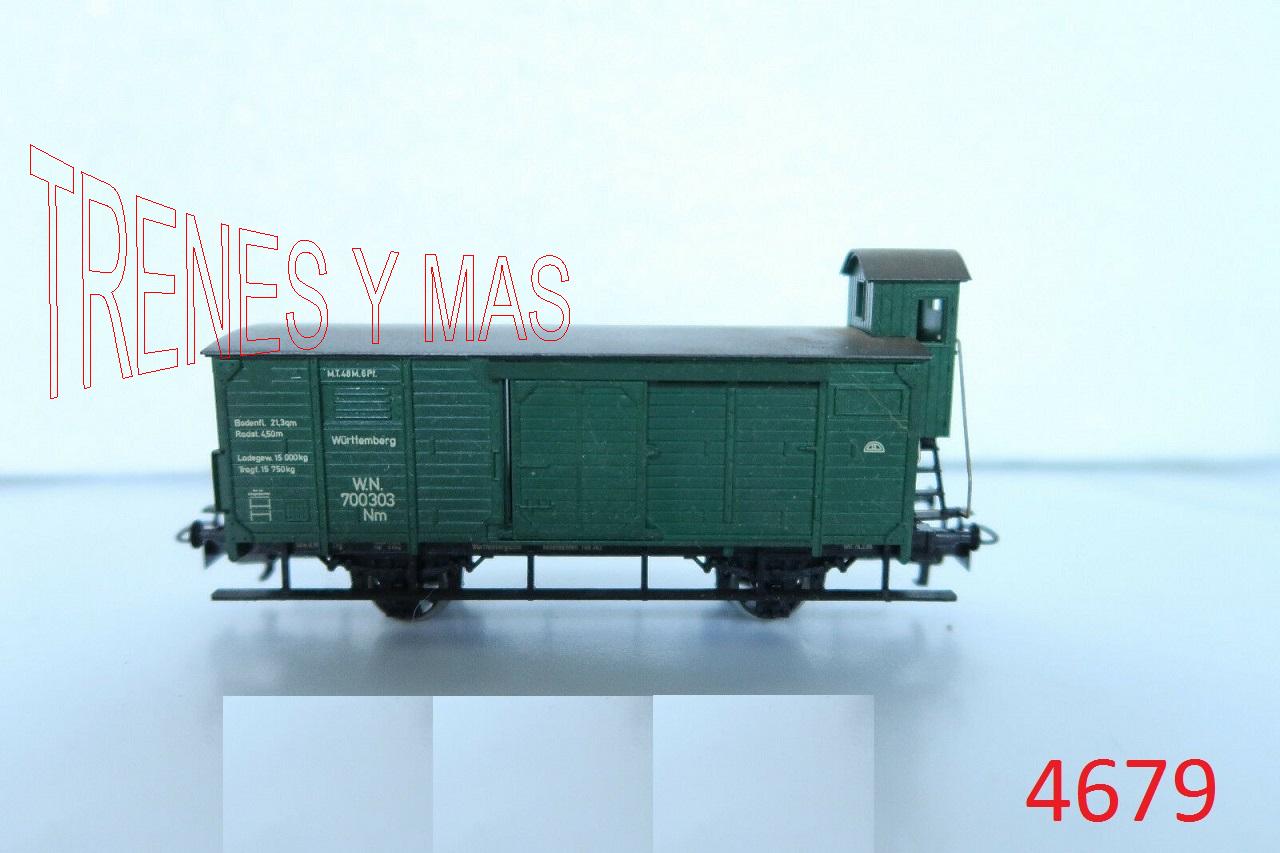 Vagón de carga DRG MARKLIN- 4679 - Trenesymas