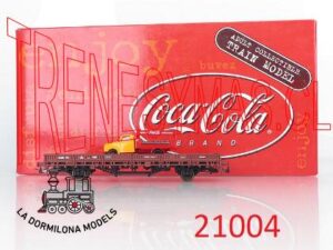 Wagon Marchandises Electrotren Coca-Cola H0 1/87 - époque DB - Courant Continu